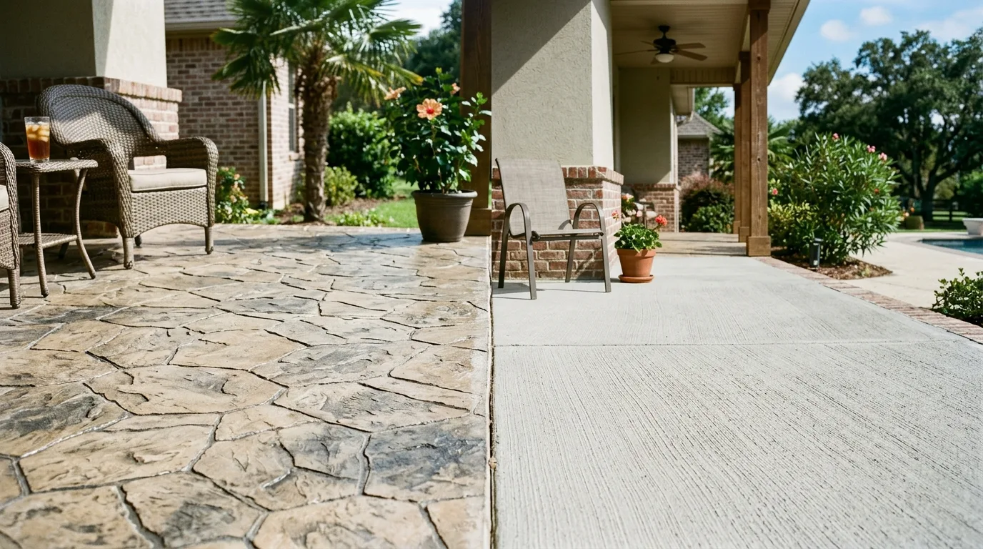 Stamped Concrete Patios in Marble Falls, TX: Design Guide