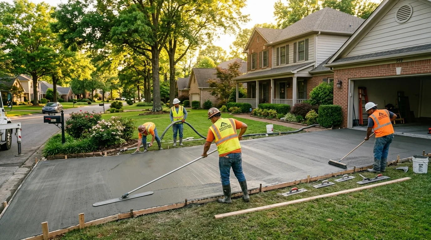 Professional concrete services in Marble Falls, Texas